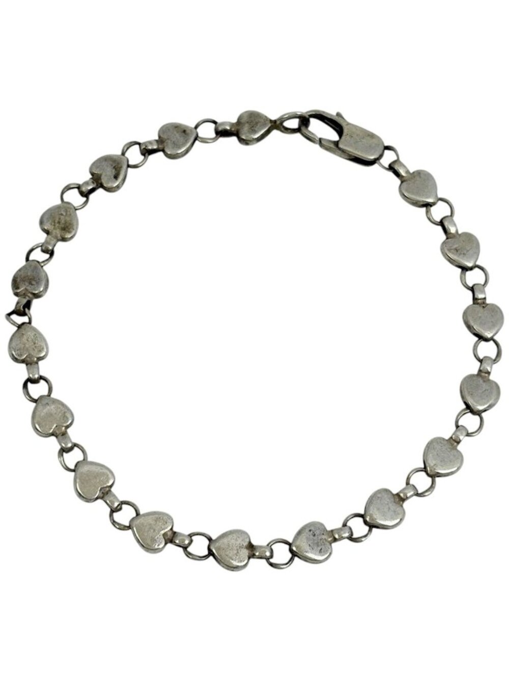 Tiffany & Co Bracelet Puff Heart 925 Sterling Silver